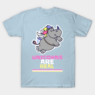 Unicorns Are Real Rhino T-Shirt